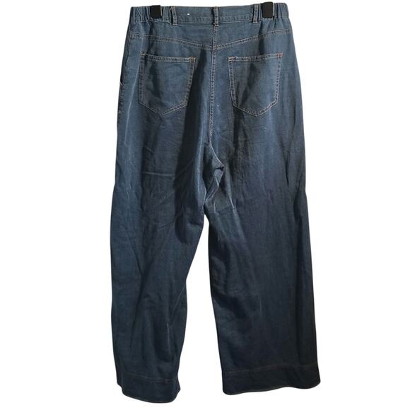 Max Studio London Jeans Blue Womens Size Large - Picture 3 of 5